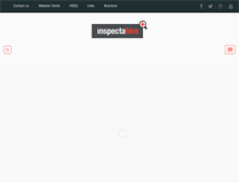 Tablet Screenshot of inspectahire.com